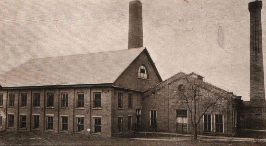 brick building with 2 towers